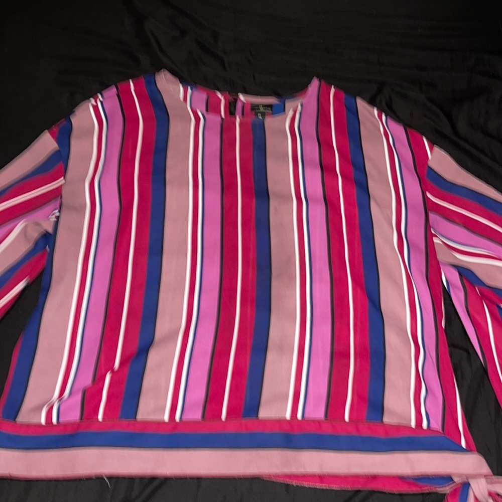 Striped women’s dress shirt